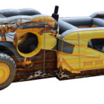 Construction Tractor Scraper Obstacle 02